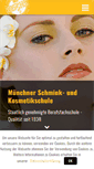 Mobile Screenshot of muenchner-kosmetikschule.de
